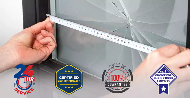 Residential Sliding Door Glass Repair in Riviera Beach
